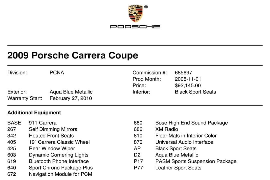 2009 Porsche 911 Carrera — photo 15