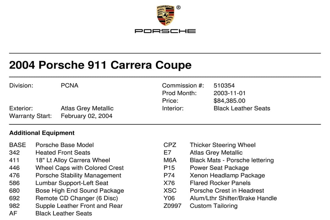 2004 Porsche 911 Carrera — photo 33