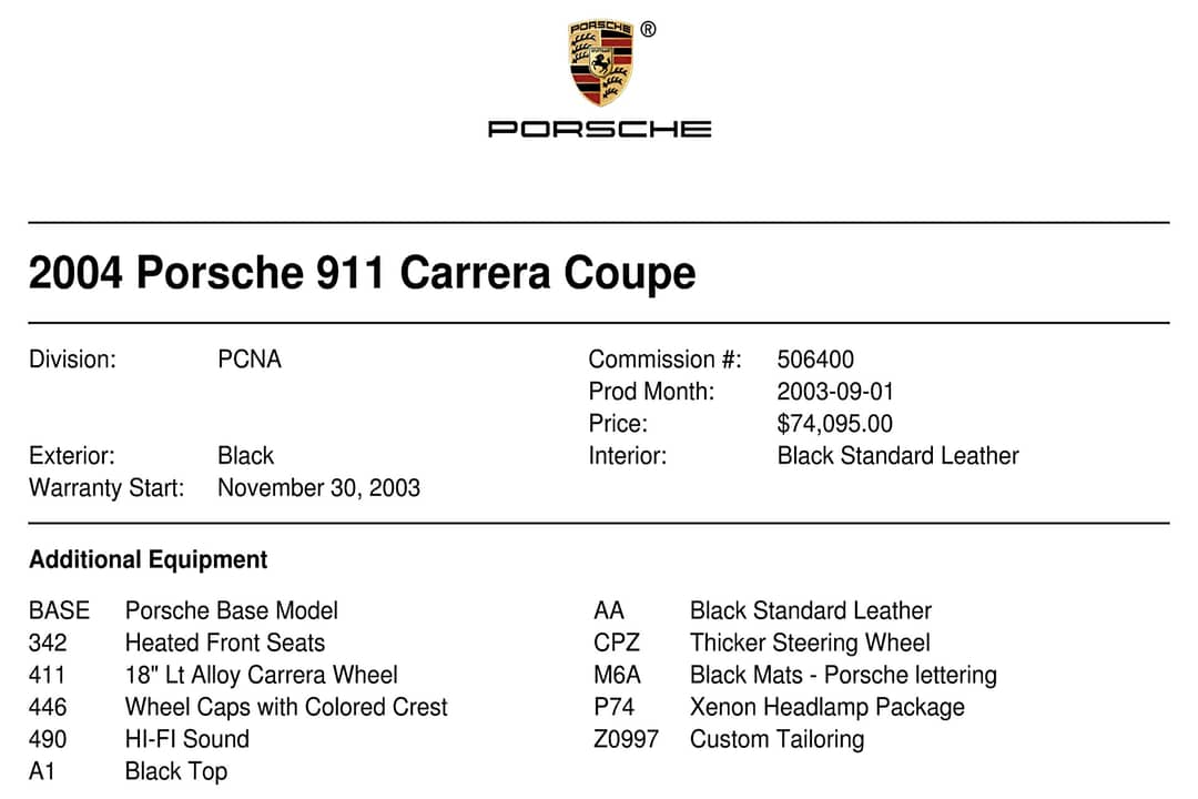 2004 Porsche 911 Carrera — photo 32
