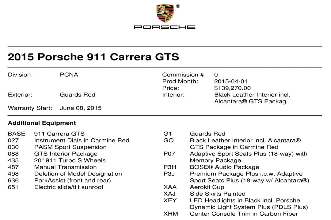 2015 Porsche 911 Carrera GTS — photo 51