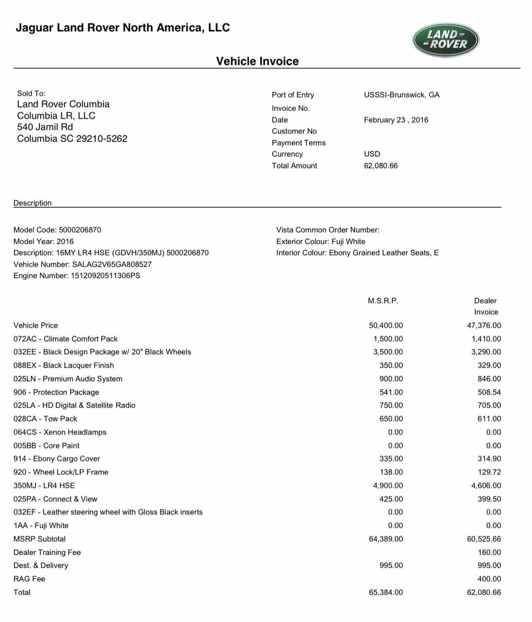 2016 Land Rover LR4 HSE — photo 43
