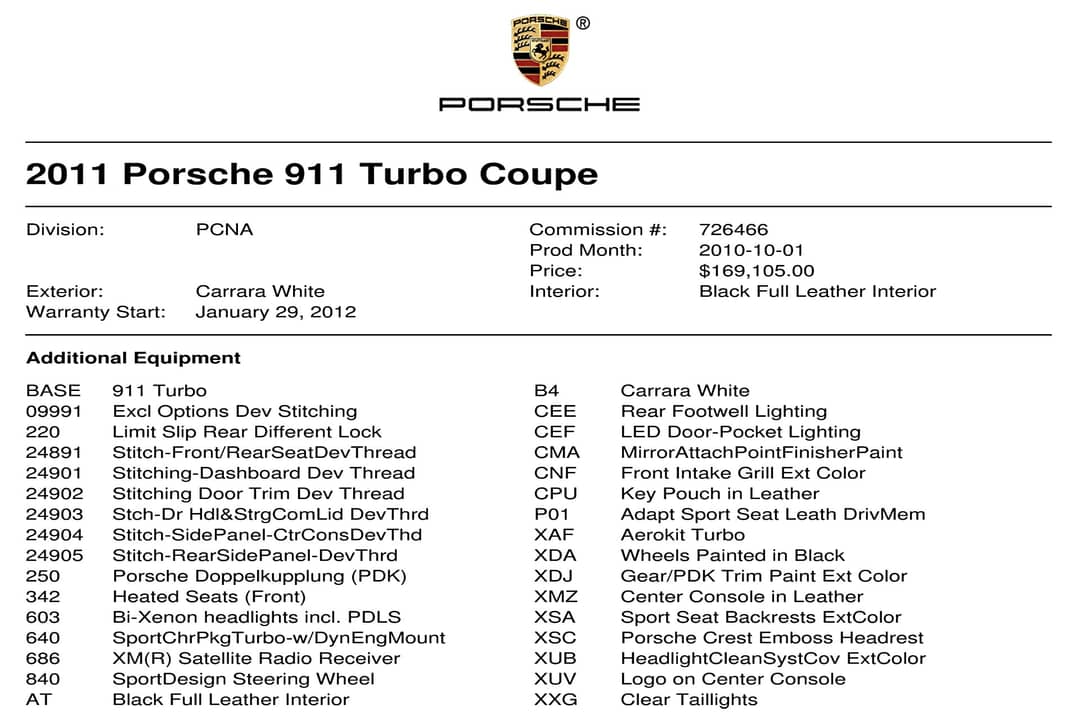 2011 Porsche 911 Turbo — photo 38