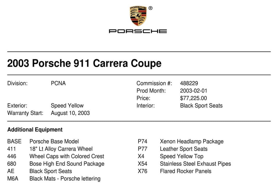2003 Porsche 911 Carrera — photo 44