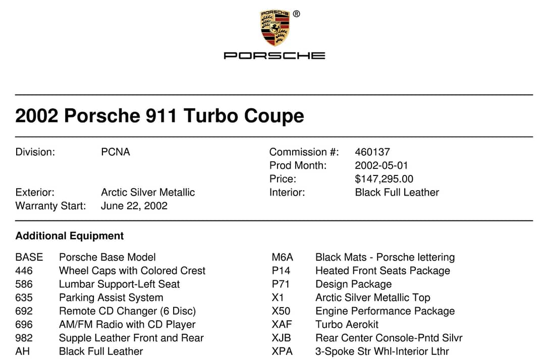 2002 Porsche 911 Turbo — photo 40