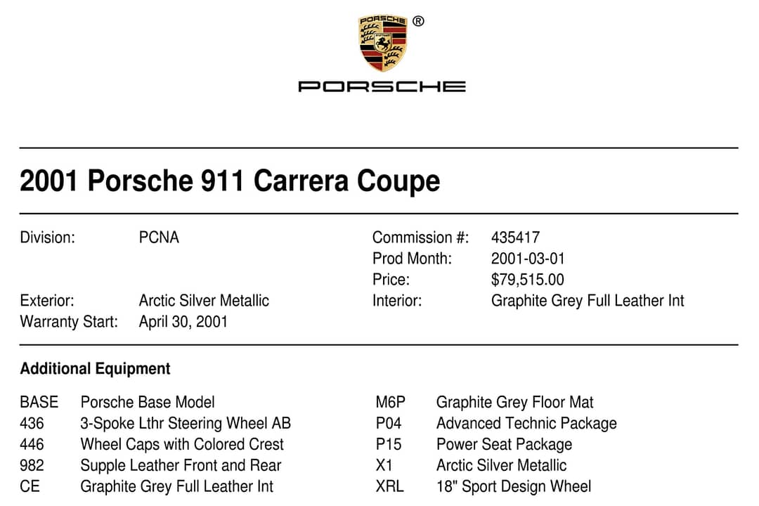 2001 Porsche 911 Carrera — photo 40