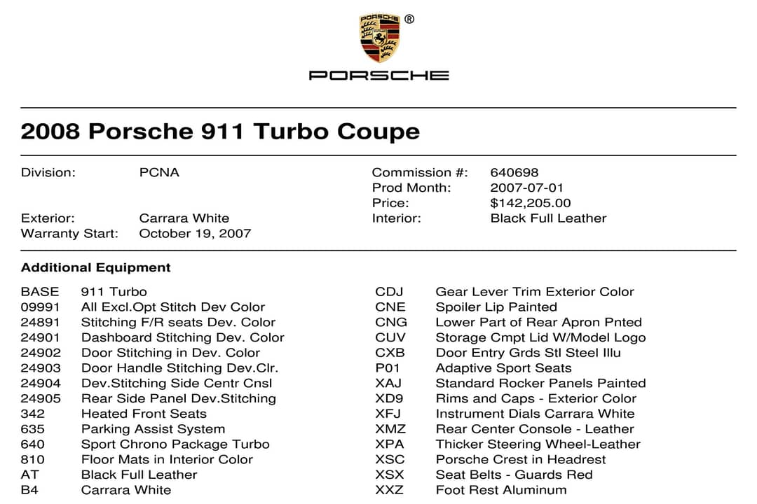 2008 Porsche 911 Turbo — photo 40