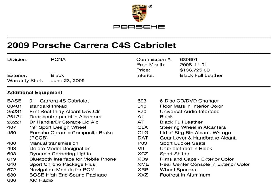 2009 Porsche 911 Carrera 4S — photo 42