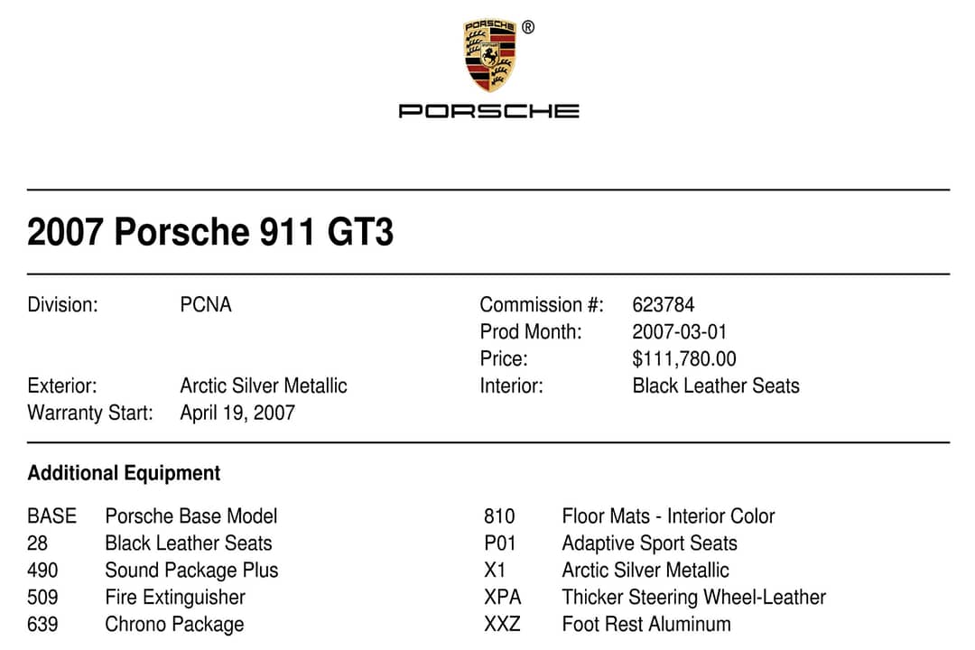 2007 Porsche 911 GT3 — photo 39