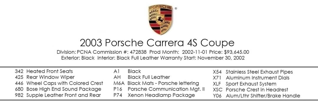 2003 Porsche 911 Carrera 4S — photo 4