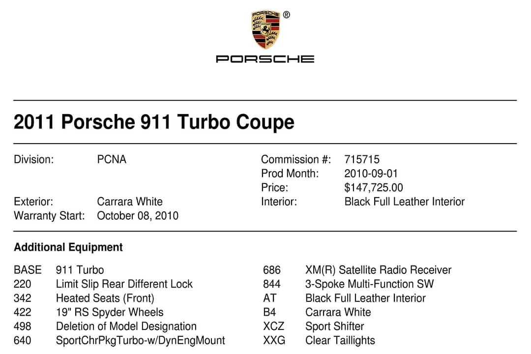 2011 Porsche 911 Turbo — photo 24