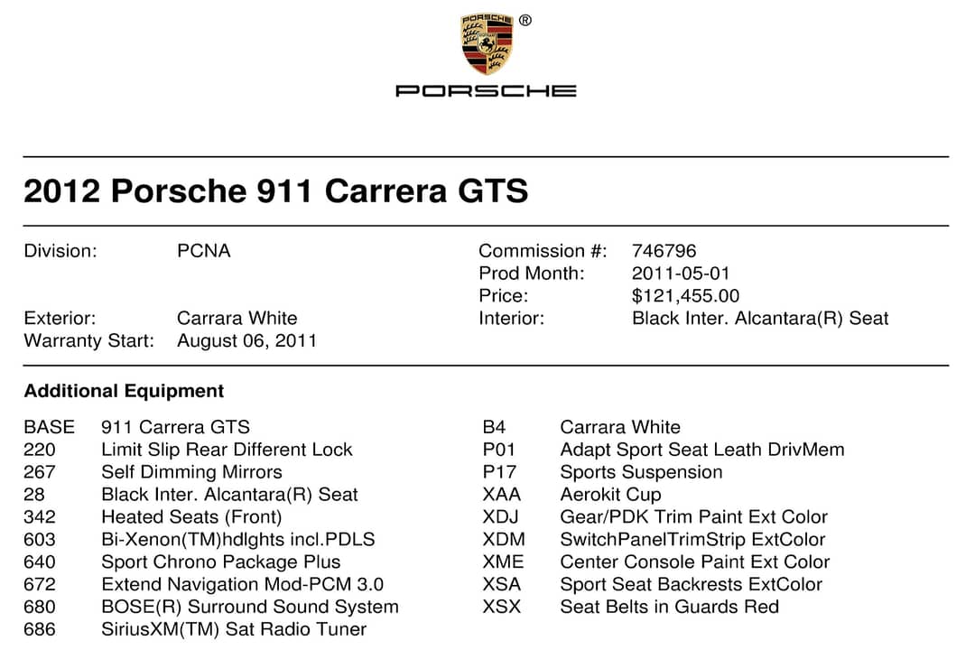 2012 Porsche 911 Carrera GTS — photo 41