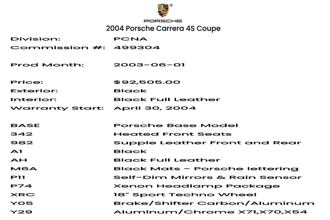 2004 Porsche 911 Carrera 4S — photo 43