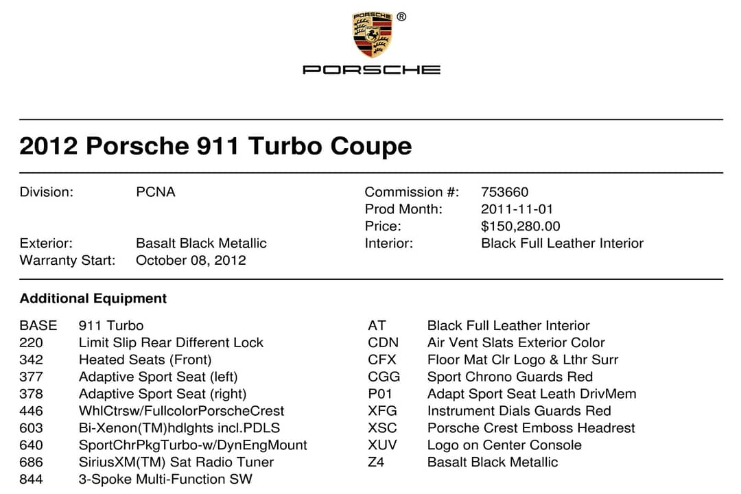 2012 Porsche 911 Turbo — photo 42