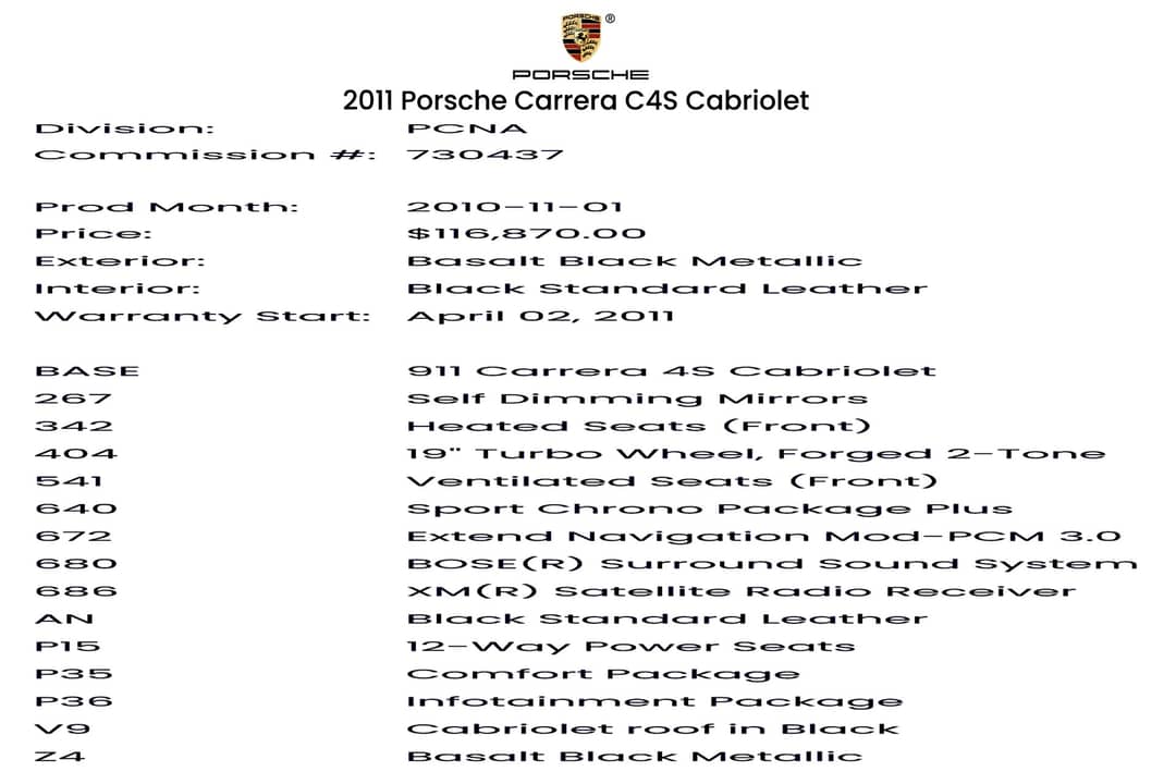 2011 Porsche 911 Carrera 4S — photo 48