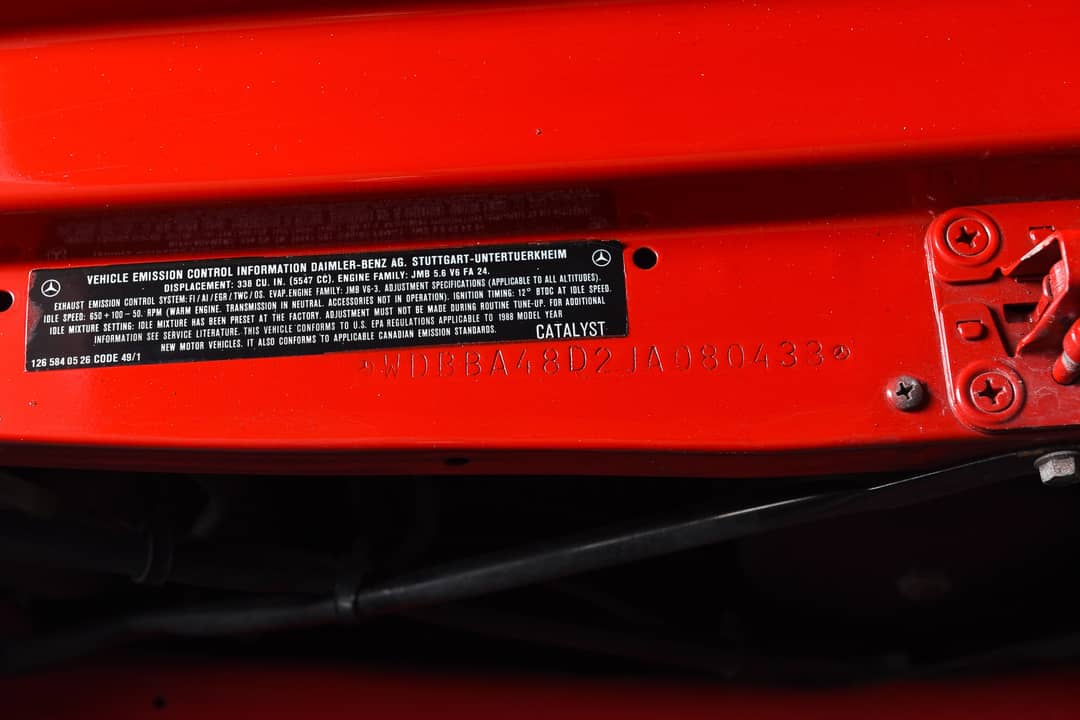 1988 Mercedes-Benz 560-Class 560 SL — photo 26