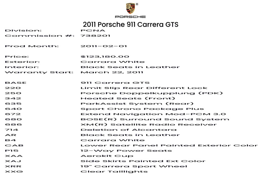 2011 Porsche 911 Carrera GTS — photo 3