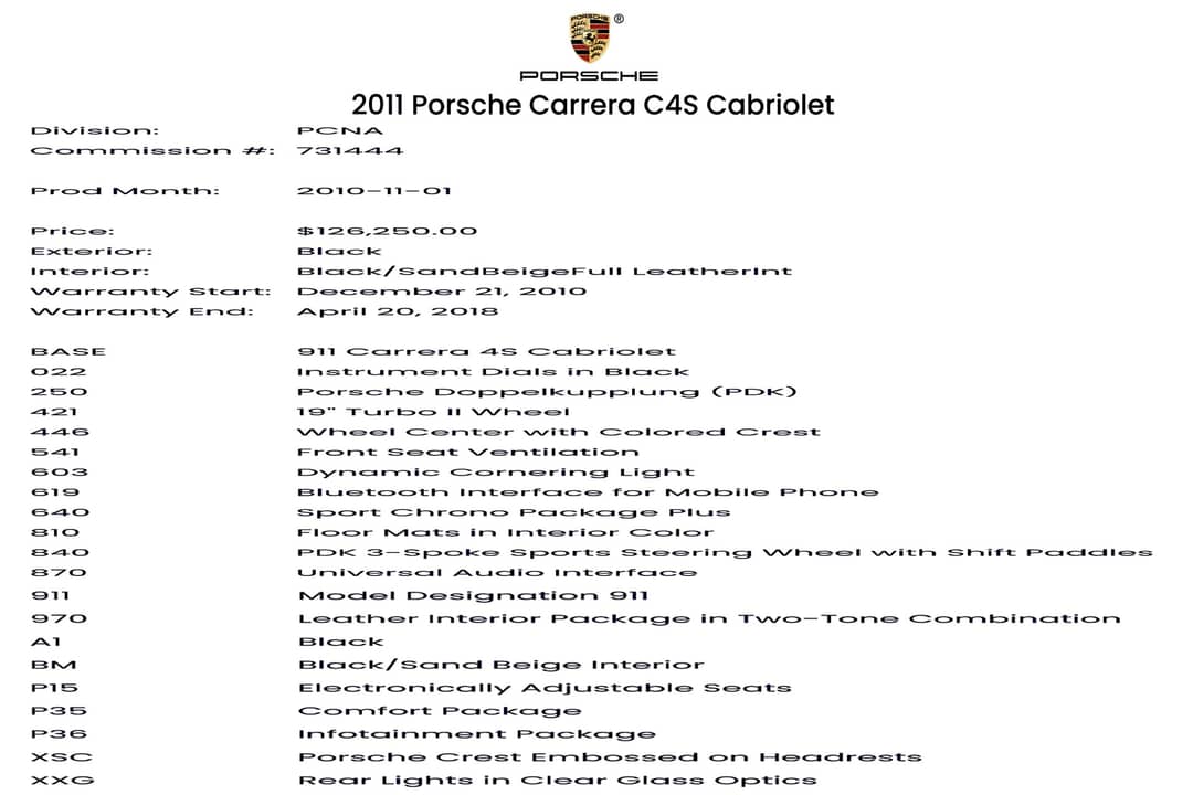 2011 Porsche 911 Carrera 4S — photo 34