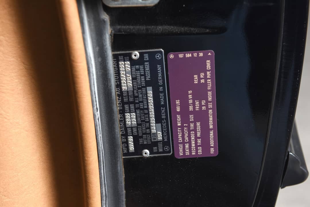 1986 Mercedes-Benz 560-Class 560 SL — photo 18