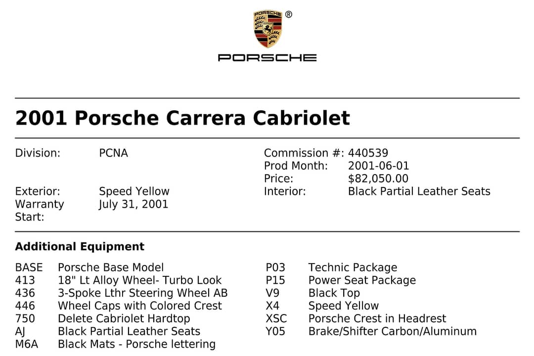 2001 Porsche 911 Carrera — photo 3