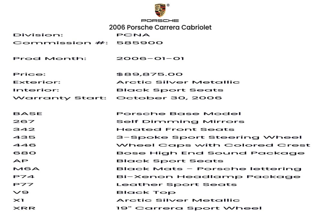 2006 Porsche 911 Carrera — photo 55