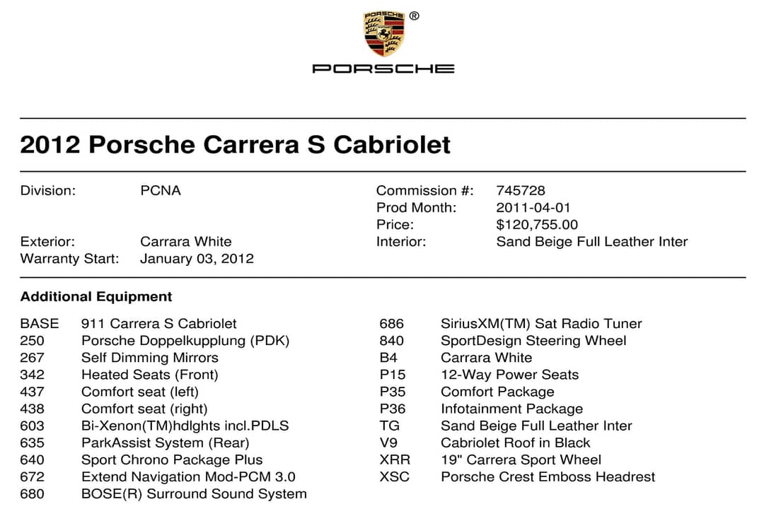 2012 Porsche 911 Carrera S — photo 34
