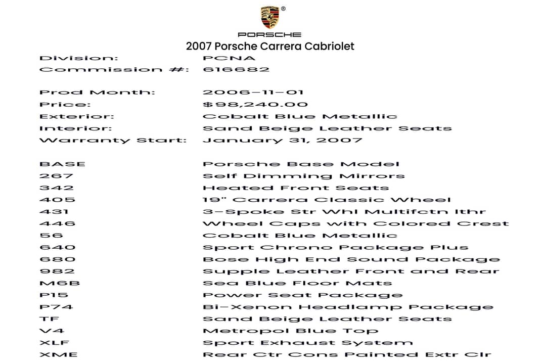 2007 Porsche 911 Carrera — photo 50