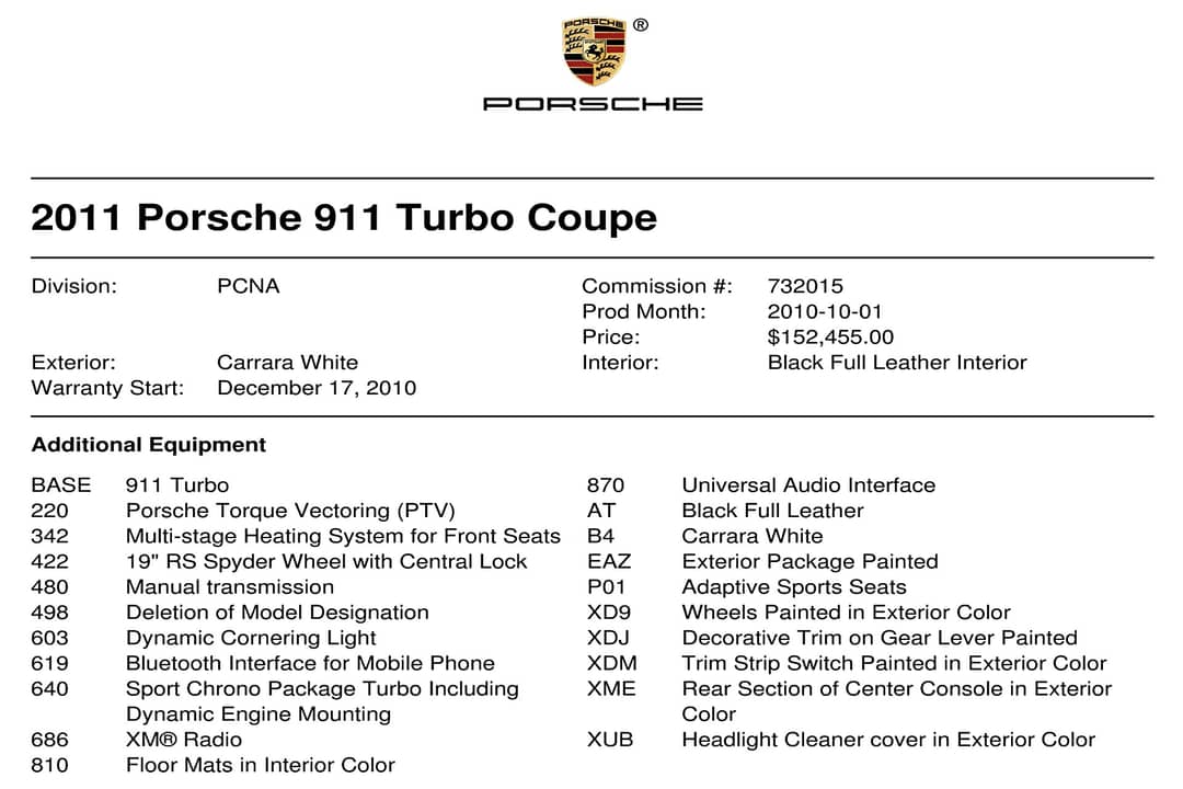 2011 Porsche 911 Turbo — photo 42