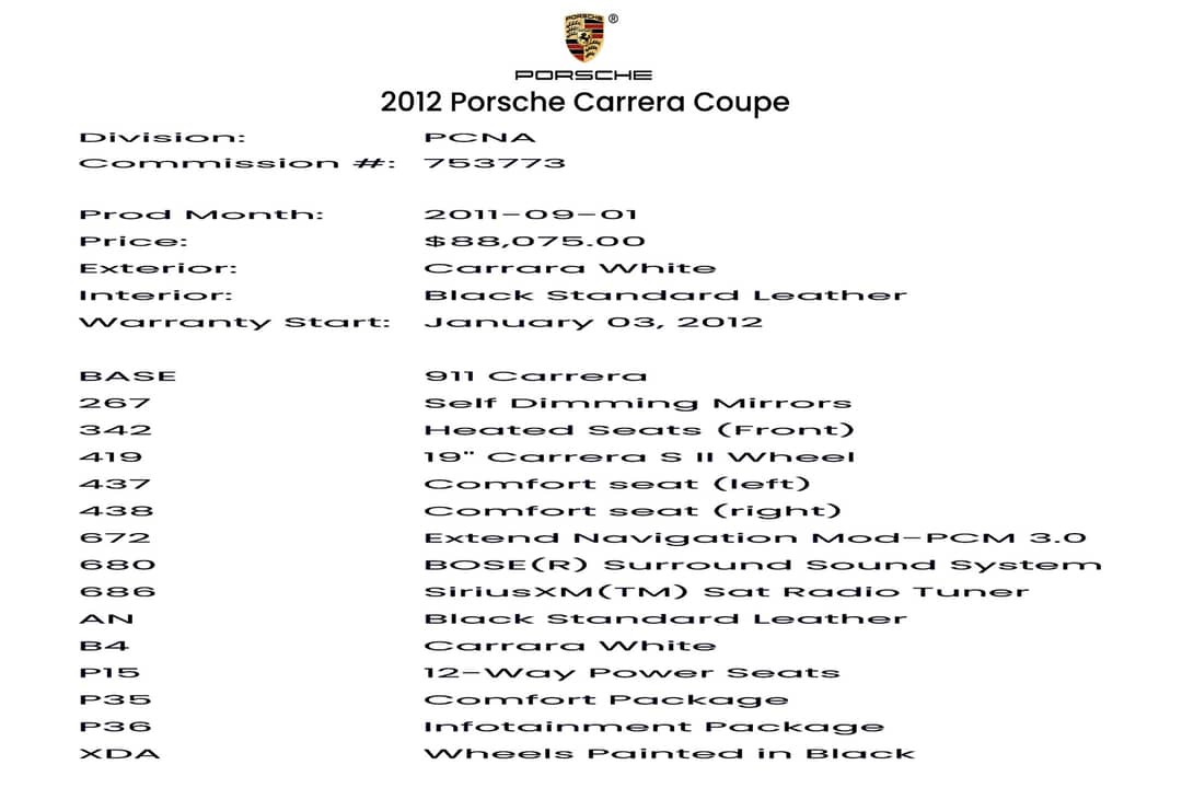 2012 Porsche 911 Carrera — photo 41