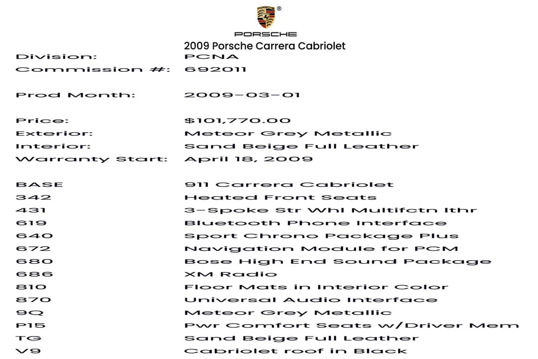 2009 Porsche 911 Carrera — photo 54