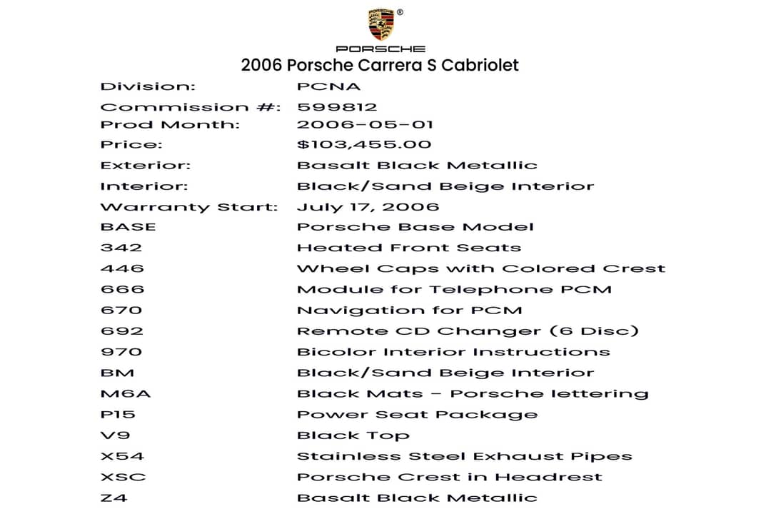 2006 Porsche 911 Carrera S — photo 51