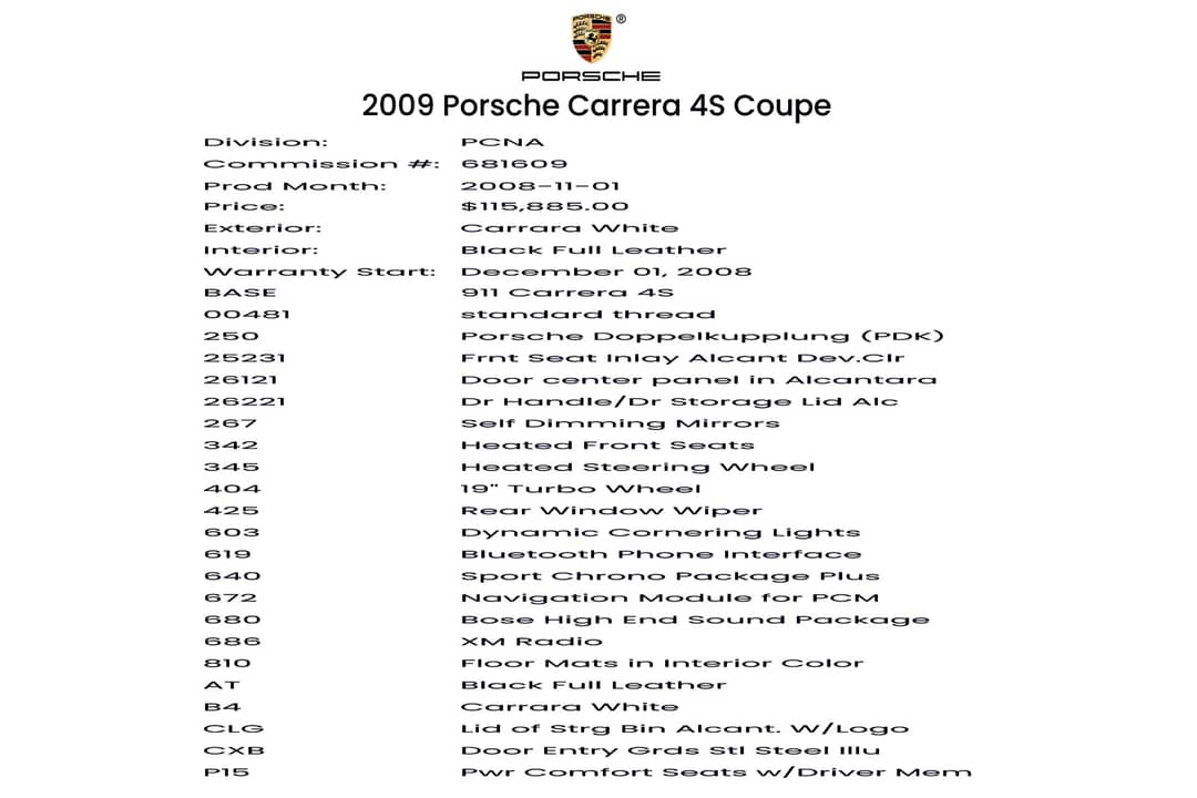 2009 Porsche 911 Carrera 4S — photo 46