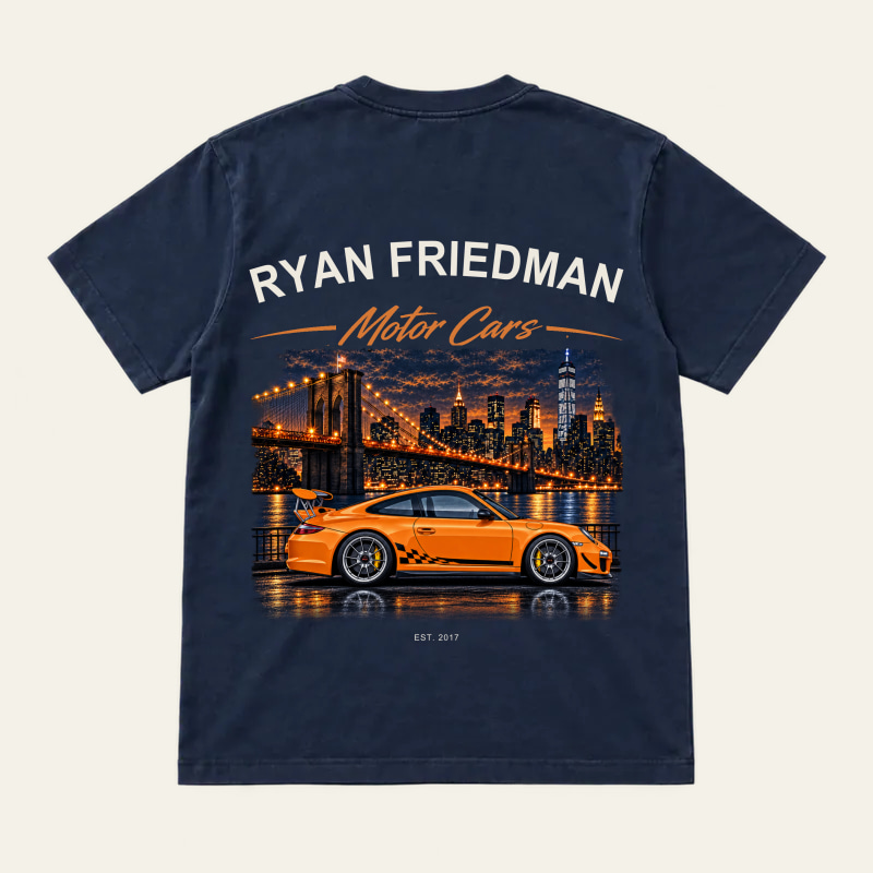New York Crew Tee, back view