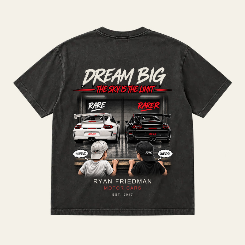 Dream Big Crew Tee, back view