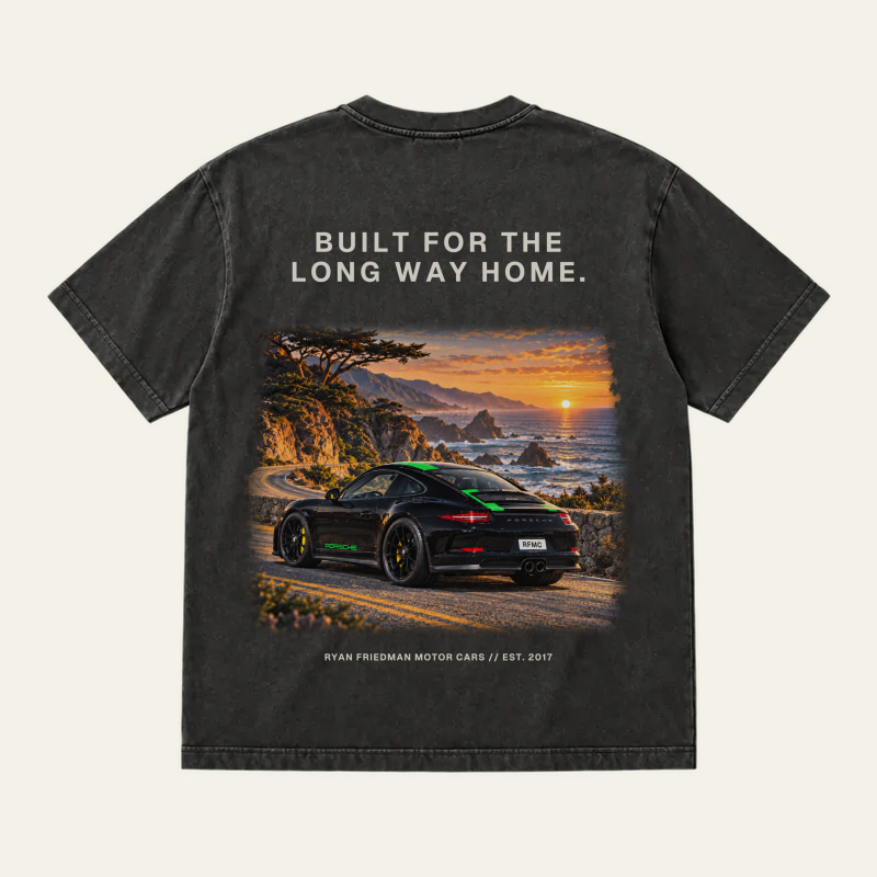 Long Way Home Crew Tee, back view