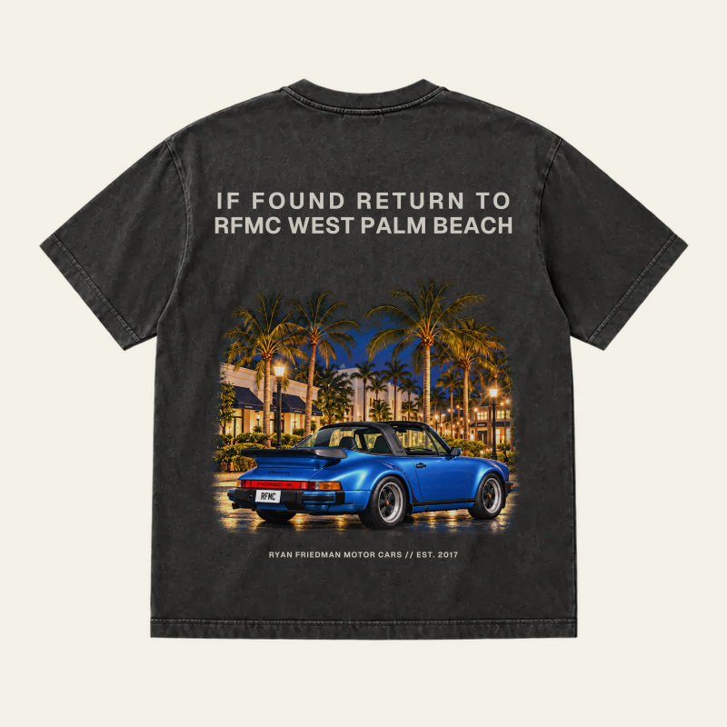 Targa West Palm Crew Tee, back view
