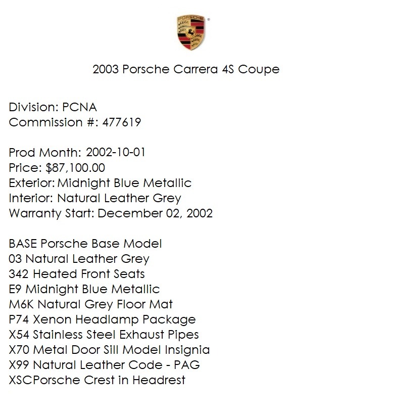 Used 2003 Porsche 911 Carrera 4S | St. Petersburg, FL