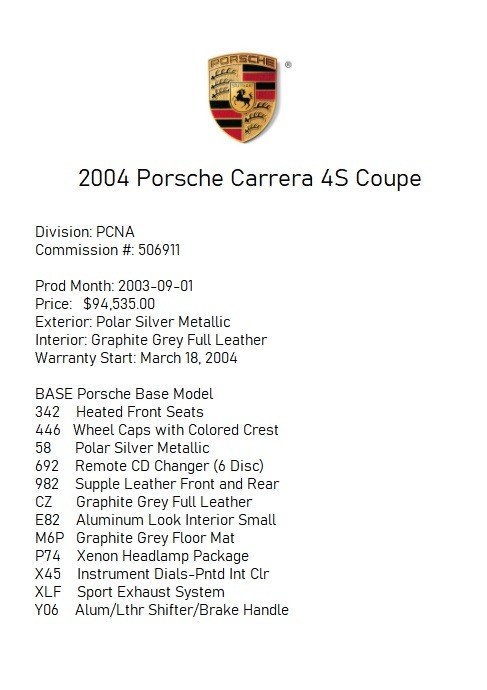 Used 2004 Porsche 911 Carrera 4S | St. Petersburg, FL