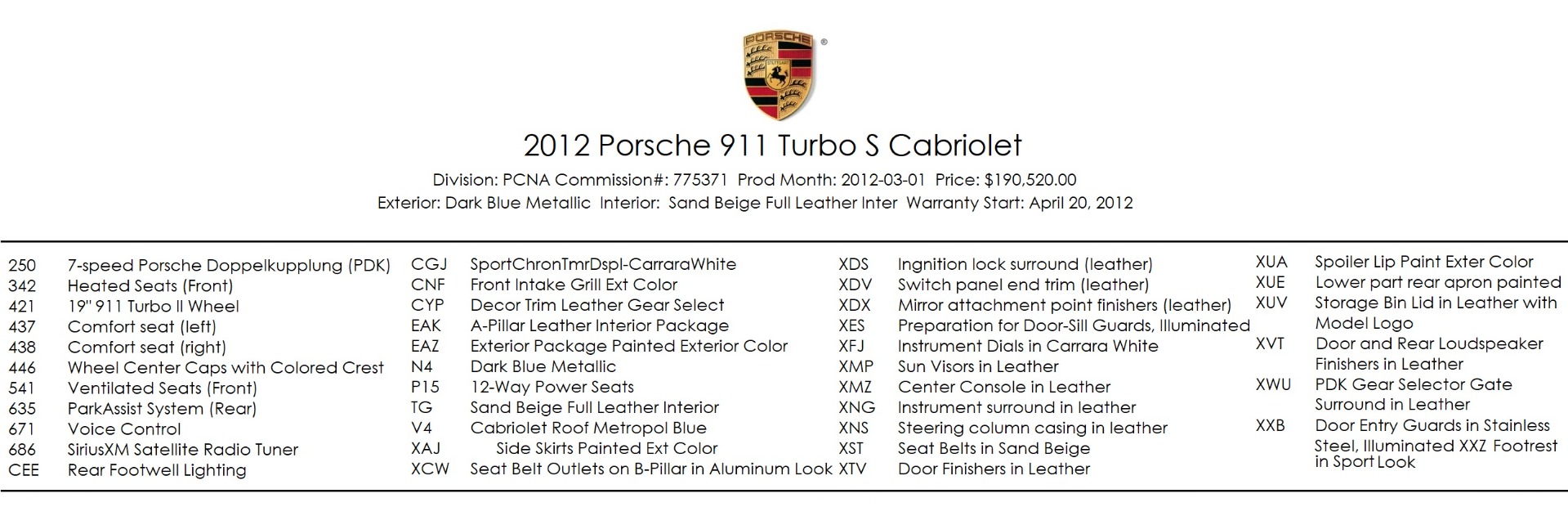Used 2012 Porsche 911 Turbo S | St. Petersburg, FL