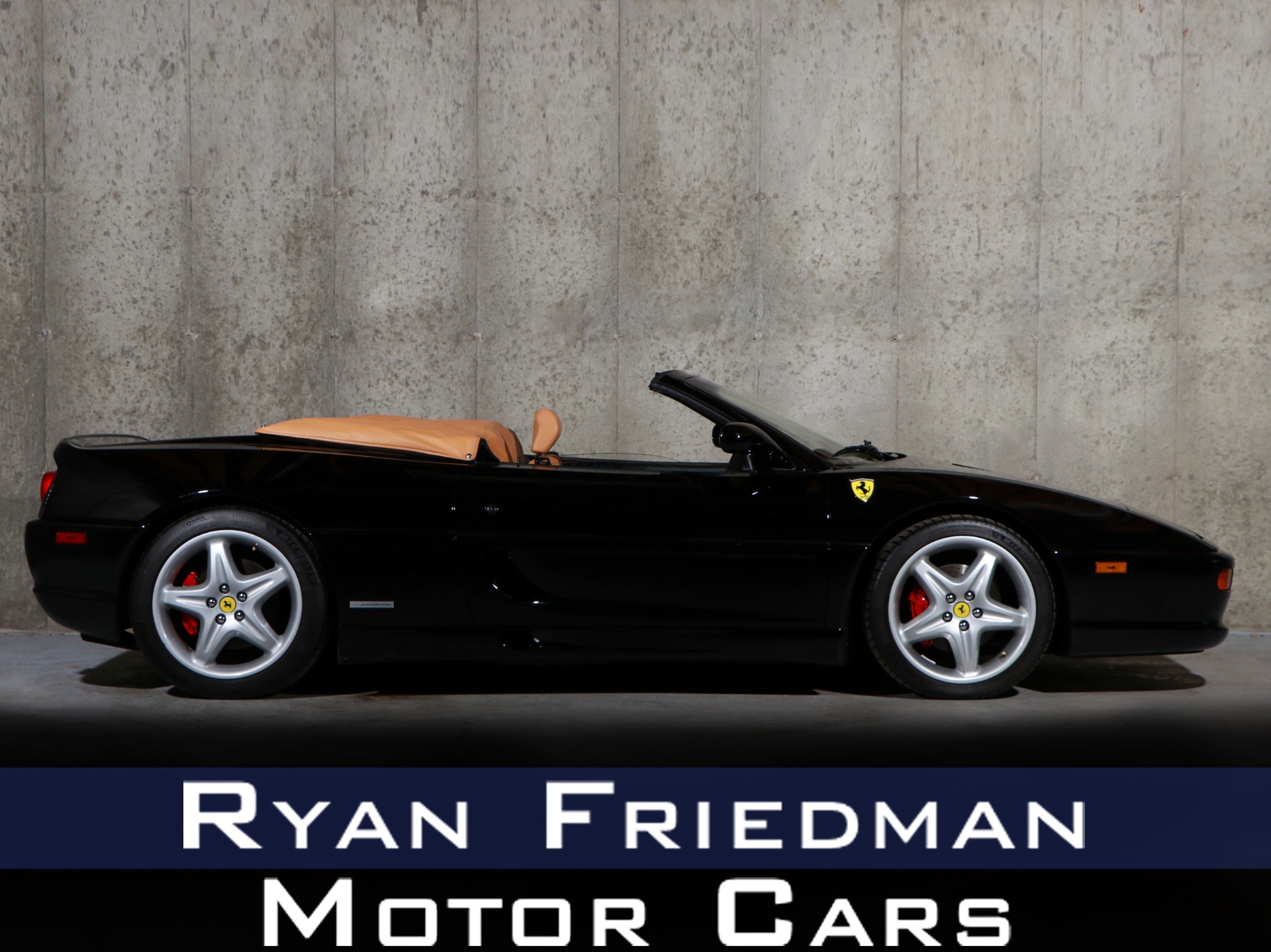 Black 1999 Ferrari F355 Coupe 6-Speed Manual