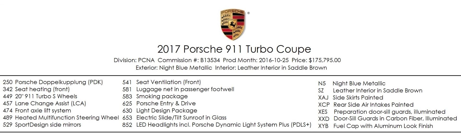 Used 2017 Porsche 911 Turbo | St. Petersburg, FL