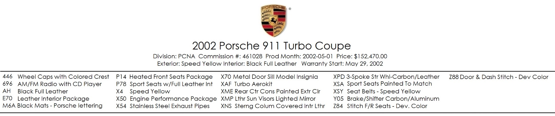 Used 2002 Porsche 911 Turbo | St. Petersburg, FL