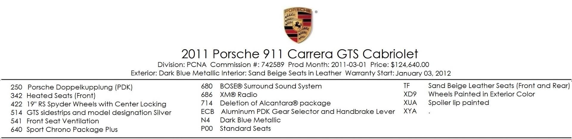 Used 2011 Porsche 911 Carrera GTS | St. Petersburg, FL