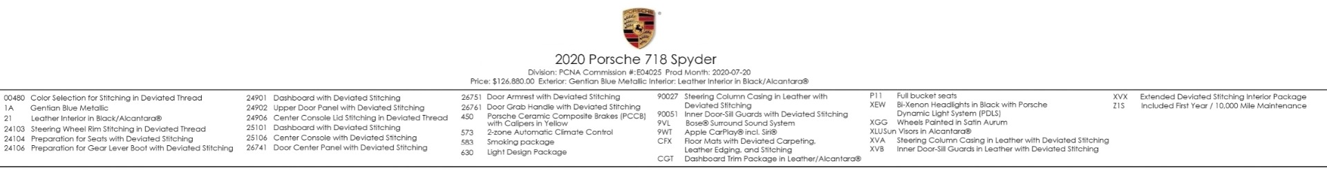 Used 2020 Porsche 718 Boxster Spyder | St. Petersburg, FL