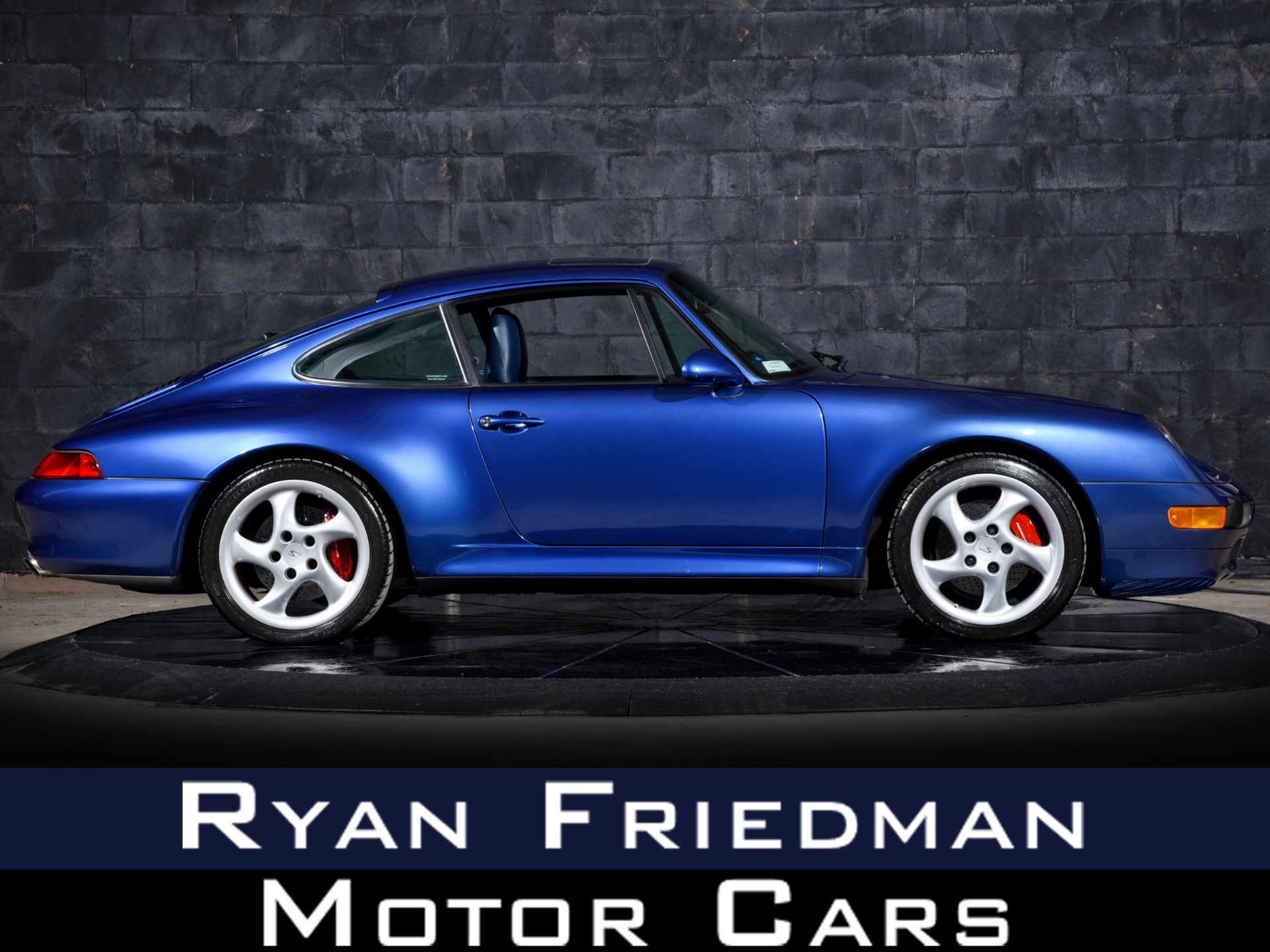 Cobalt Blue Metallic 1998 Porsche 911 Coupe All-Wheel Drive 6-Speed Manual