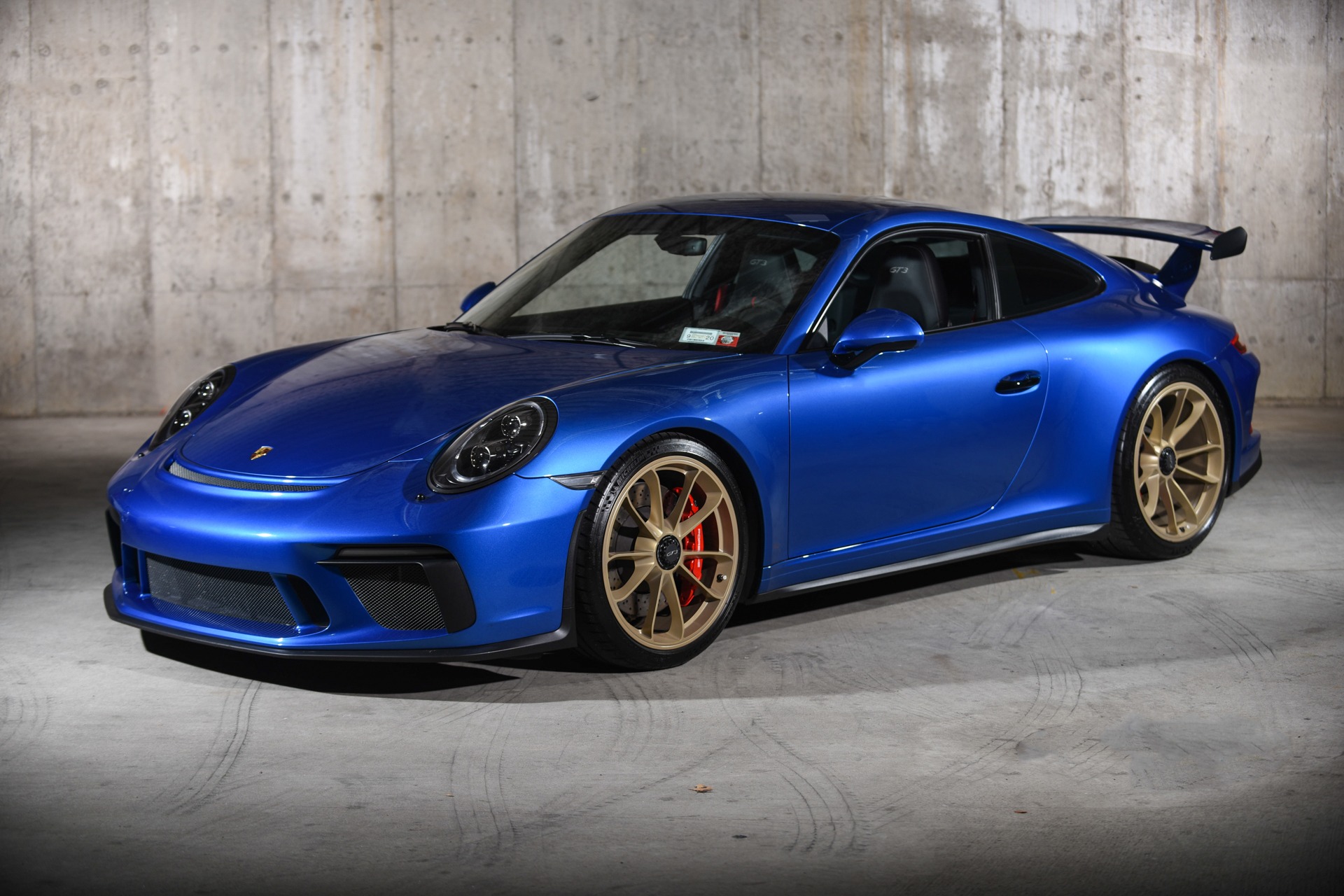 Порше 911 TECHART Blue