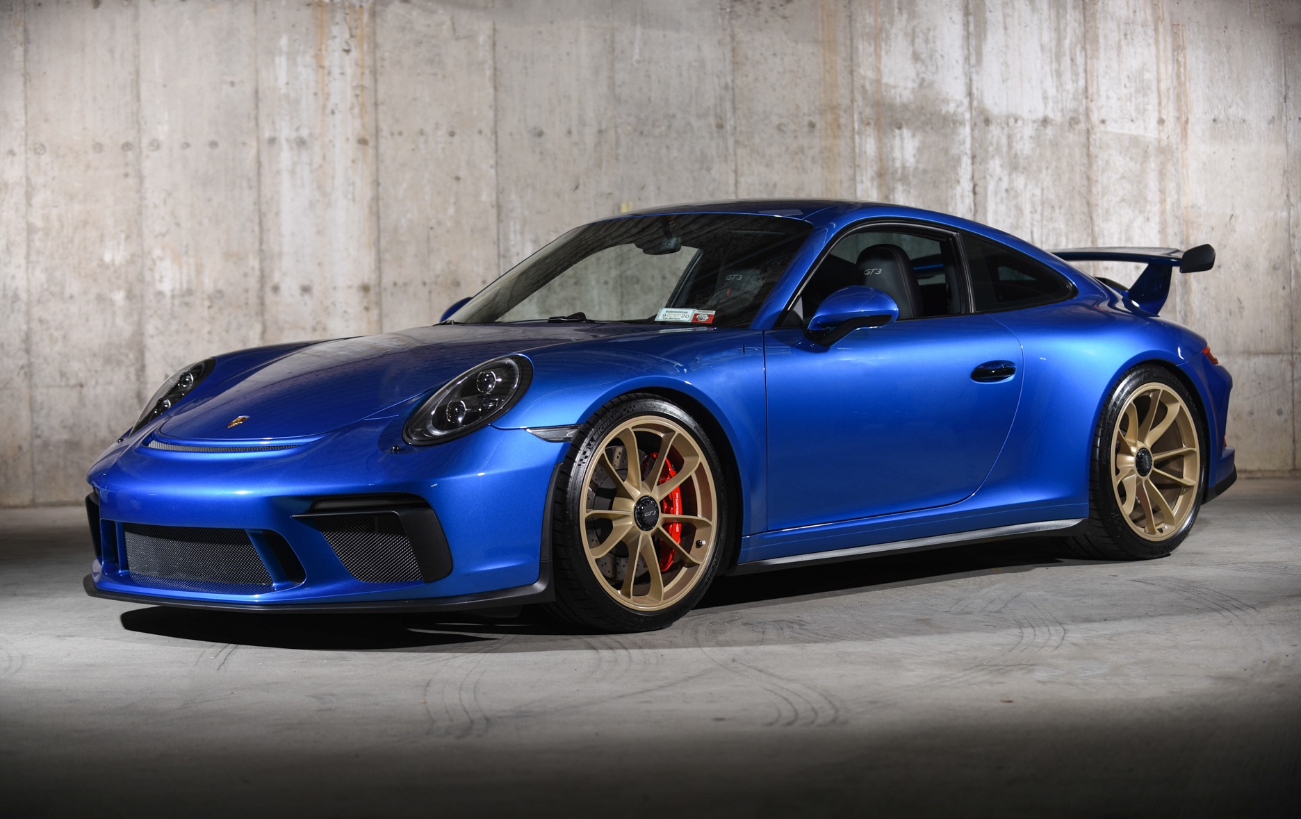 Porsche 911 gt3 синий