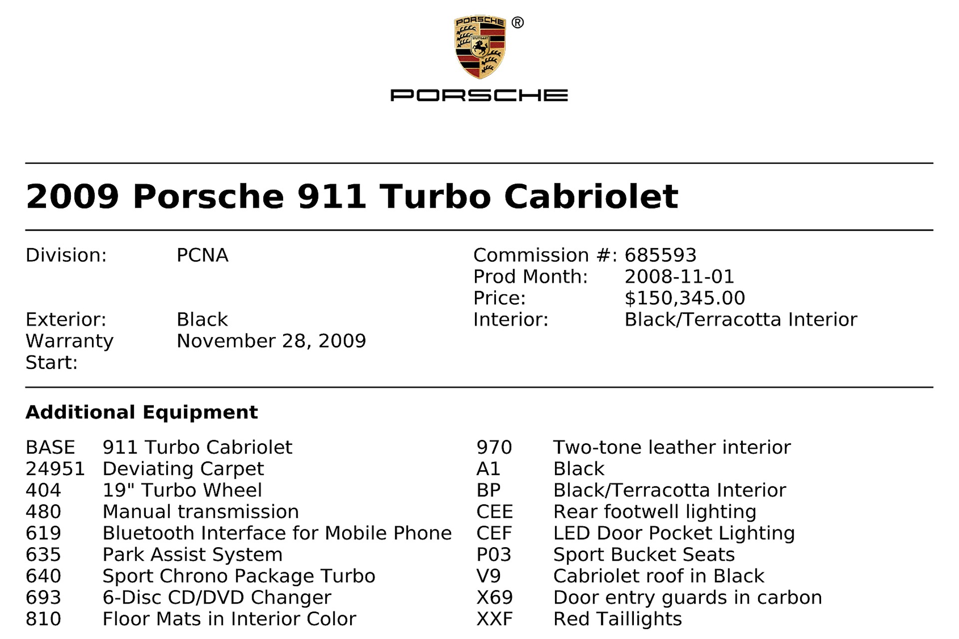 Used 2009 Porsche 911 Turbo | St. Petersburg, FL