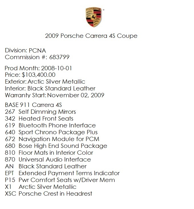 Used 2009 Porsche Carrera 4S | St. Petersburg, FL