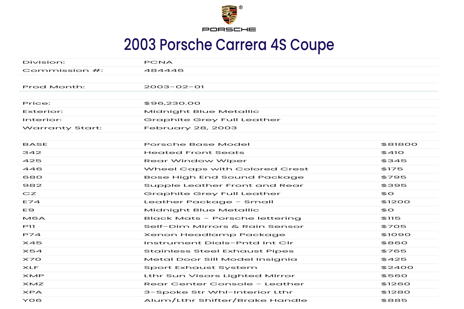 Used 2003 Porsche 911 Carrera 4S | St. Petersburg, FL