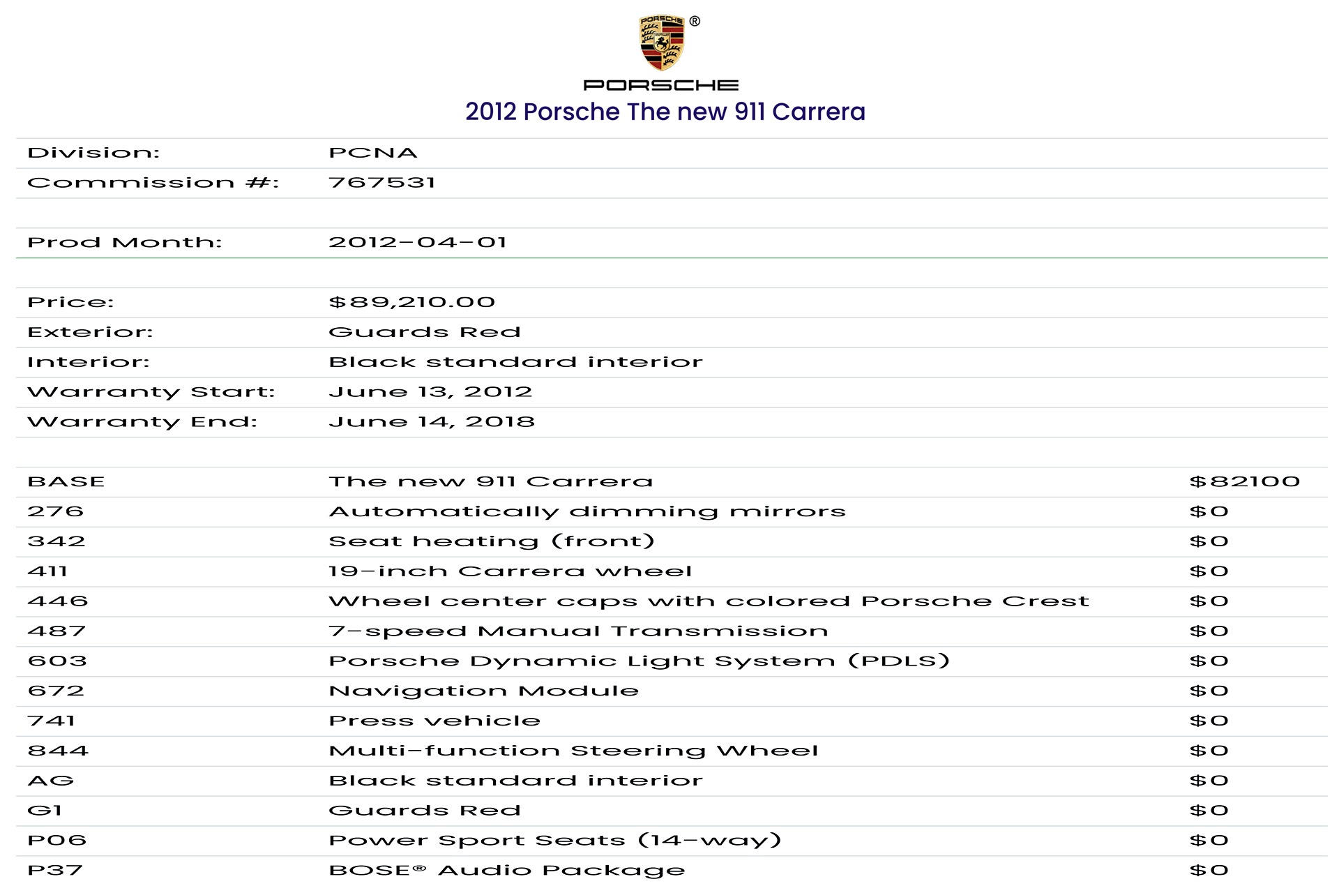Used 2012 Porsche 911 Carrera | St. Petersburg, FL